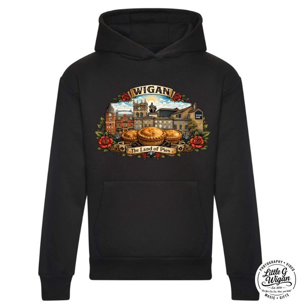 Black Hoodie - "The Land of Pies"
