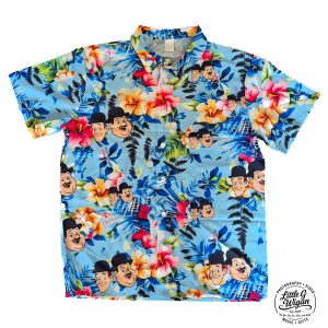 L&H Blue Laurel & Hardy - Hawaiian Shirt