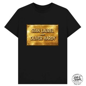 "STAN LAUREL & OLIVER HARDY" - Gold Plaque