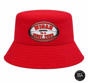 Wigan Rugby "Wigan is a Rugby Town" Bucket Hat